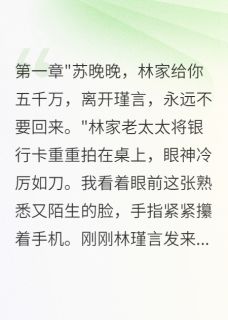 林瑾言晚晚江慕寒前夫花五千万求复合我拒绝了完结版小说全文免费阅读