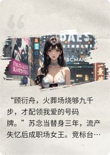 顾总，火葬场请排队领号是什么小说苏念顾衍舟全本免费阅读
