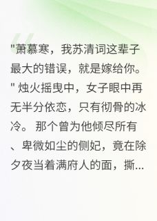 死后五年权臣为我守了一辈子萧慕寒顾景深柳如烟小说全章节最新阅读