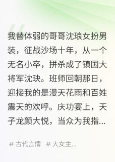 替兄征战十来年，归来他拥我红颜小说免费阅读 沈琅柳如烟大结局完整版