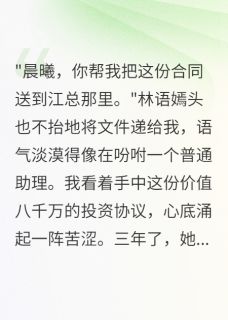 总裁妻子爱初恋三年我装傻（林语嫣沈心怡江承远）精彩小说目录阅读-暗夜阅读网