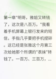 爆款小说妻子转账八百万给表妹我选择离婚主角张雅苏晴全文在线完本阅读