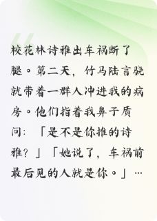 火爆竹马打断我的腿后，他疯了小说，主角是林诗雅陆言骁江述在线阅读全文无删减-暗夜阅读网