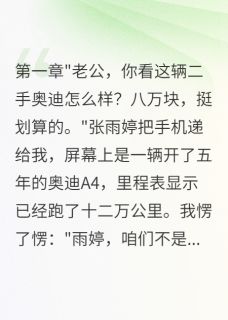 老婆给表弟一个亿，给我买二手车免费阅读全文，主角张雨婷小宇陈俊杰小说