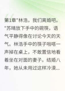 他说我只配做保姆离婚后年薪百万苏晴林浩小宇全本小说（他说我只配做保姆离婚后年薪百万）全章节小说目录阅读