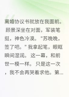 顾景深林雅琪苏晚晚小说这次轮到军区首长来求我了全文阅读