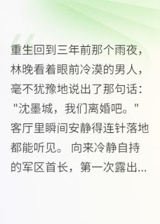 沈墨城晚晚沈薇重生后，我不当军嫂了全文(沈墨城晚晚沈薇)章节免费阅读