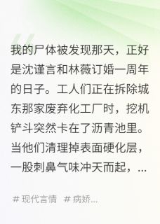 爆款热文沈谨言林薇程墨在线阅读-沥青之下：解刨未婚妻全章节列表