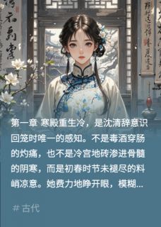 沈清辞萧彻苏怜月宫墙烬：重生不做笼中雀小说完整版
