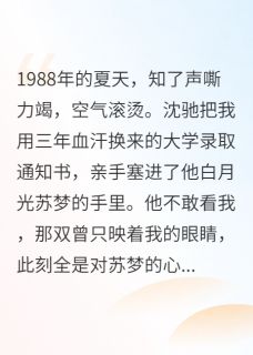 主角是沈驰赵磊苏梦的重生八零：夺我人生者，必诛！抖音热门小说-暗夜阅读网