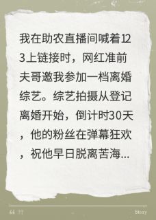 离婚综艺进行时免费小说作者杳冉全文阅读