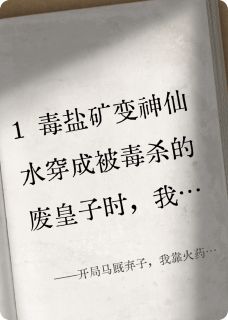 开局马厩弃子，我靠火药炸穿朝堂by喜欢猫的鱼Y小说完结版在线阅读-暗夜阅读网