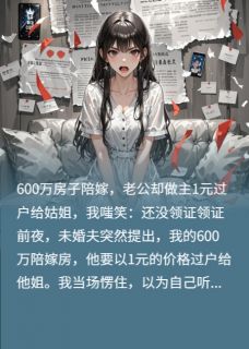 李航李晴苏明月小说大结局在哪看-600万陪嫁房一元赠姐，给你脸了完整版免费阅读-暗夜阅读网
