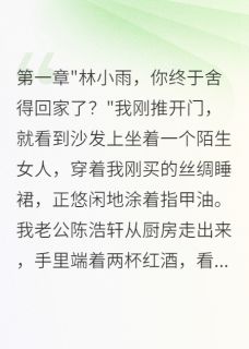 老公出轨诈骗，离婚后我年入百万小说(完结)-陈浩轩雨婷无删减阅读