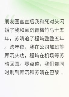 朋友圈官宣后我和死对头闪婚了小说-朋友圈官宣后我和死对头闪婚了抖音小说程屿顾沉-暗夜阅读网