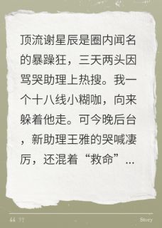 好书推荐替顶流助理出头后，我成了心机婊谢星辰王雅李耀全文在线阅读