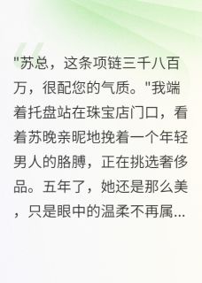 值得熬夜看完的总裁妻子给小白脸五千万我离婚了小说阅读