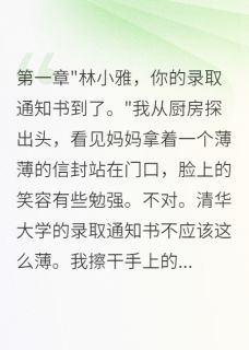 江晨宇小雅小说邻家男孩毁我志愿一年后疯了完整章节-暗夜阅读网