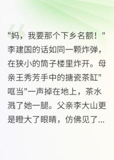 重生七零：下乡名额我抢着要未删减阅读