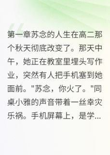 从班级透明人到金牌编剧小说好看吗 江寻苏念最后结局如何