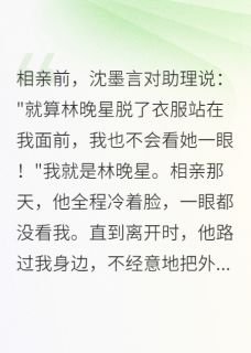 相亲当天他说绝不会爱上我（全本）沈墨言林晚星完整章节列表免费阅读