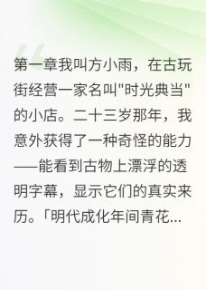 能看见古董身世小说的书名是什么