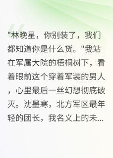 首长老公心有白月光我离开大院(新书)小说_晚星沈墨寒宋慧兰阅读-暗夜阅读网