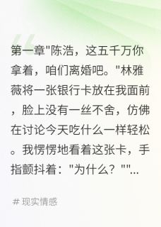 老婆为出轨对象花光积蓄求我复合小说主角是林雅薇苏晴全文完整版阅读