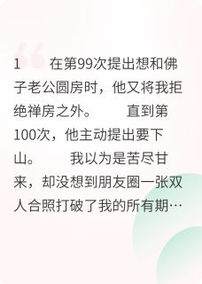 沈肆徐晚晚佛子老公出家七年后，我提出离婚全文(沈肆徐晚晚)章节免费阅读