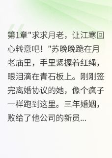 主角江寒苏晚晚小说完整版最新章节-前妻求月老挽回，初恋穿越而来免费阅读全文-暗夜阅读网