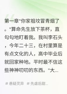 值得熬夜看完的算命先生揭开五十年秘闻小说阅读