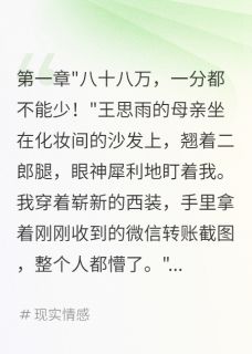 准新娘临时加价88万我娶了前女友（苏晴王思雨林浩）精彩小说目录阅读