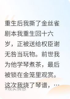 主角是沈青梧谢无咎的小说叫什么重生后，我你高攀不起免费全文阅读