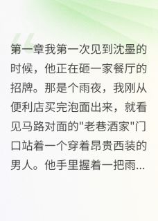 沈墨白晚小说抖音热文我给躁郁症老板当镇静剂完结版-暗夜阅读网