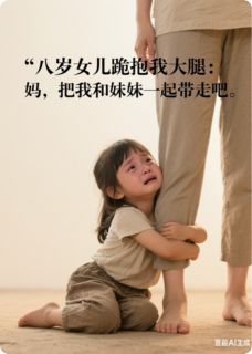 [抖音]小说琪琪琳琳罗宝伢女儿跪抱大腿：妈把我和妹带走吧