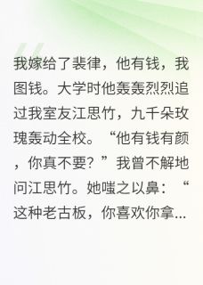 最完整版我嫁给了裴律，他有钱，我图钱热门连载小说-暗夜阅读网