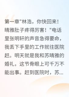 未婚妻怀死党孩子我取消千万婚礼苏晴雅张明轩林浩小说全章节最新阅读-暗夜阅读网