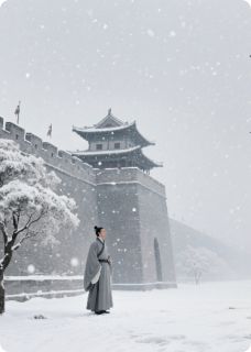 长安的雪，故人心清辞萧彻温子然-秦卿卿小说
