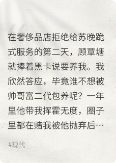 他的赌局，我的赢面在线阅读 顾覃塘林溪苏晚免费小说精彩章节