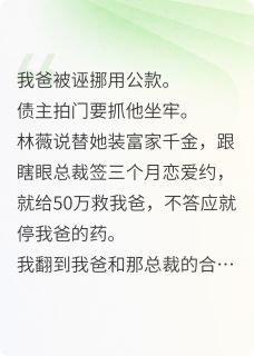 热门推荐替姐装富千金，盲盒藏父冤证据by墨影幻梦小说正版在线
