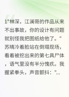 江澜宋雨薇林深(原文完整)妻子陷害我，七条人命让我彻底清无弹窗免费阅读