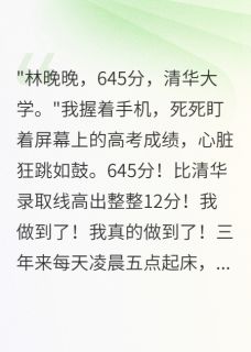 正版小说竹马偷改我志愿我让他倾家荡产苏晨林修远在线免费阅读-暗夜阅读网