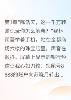 未婚夫转千万给前女友当天我退婚小说(完结版)-陈浩天苏晓月江子轩在线阅读-暗夜阅读网