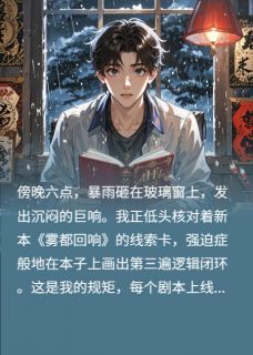 收到了一份空白杀人剧本by一笔挥墨(苏雾林燃静默庄)未删节免费阅读