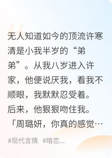 许寒清小说原来顶流一直喜欢我免费阅读
