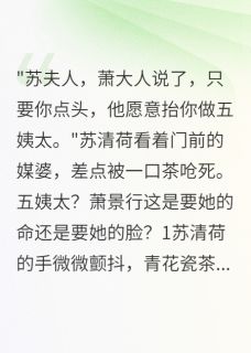 白月光守寡后他来纳妾了小说主角是苏清荷萧景行沈墨轩全文完整版阅读