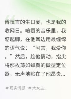 傅慎言安安全文阅读最新 傅慎言安安小说目录
