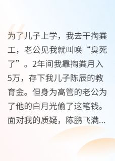 掏粪养娃，他白月光窃钱我杀疯了(陈鹏飞陈辰许佳佳)小说全章节目录阅读