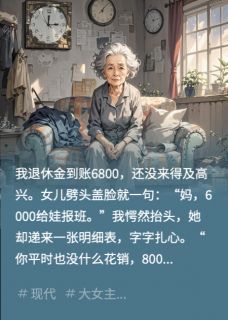 小说退休金被榨？我反手让她净身出户主角为王丽张强免费阅读