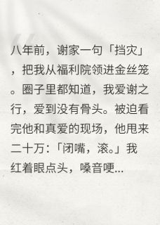 谢之行霍雲是哪部小说的主角 爱意风逝全文无弹窗
